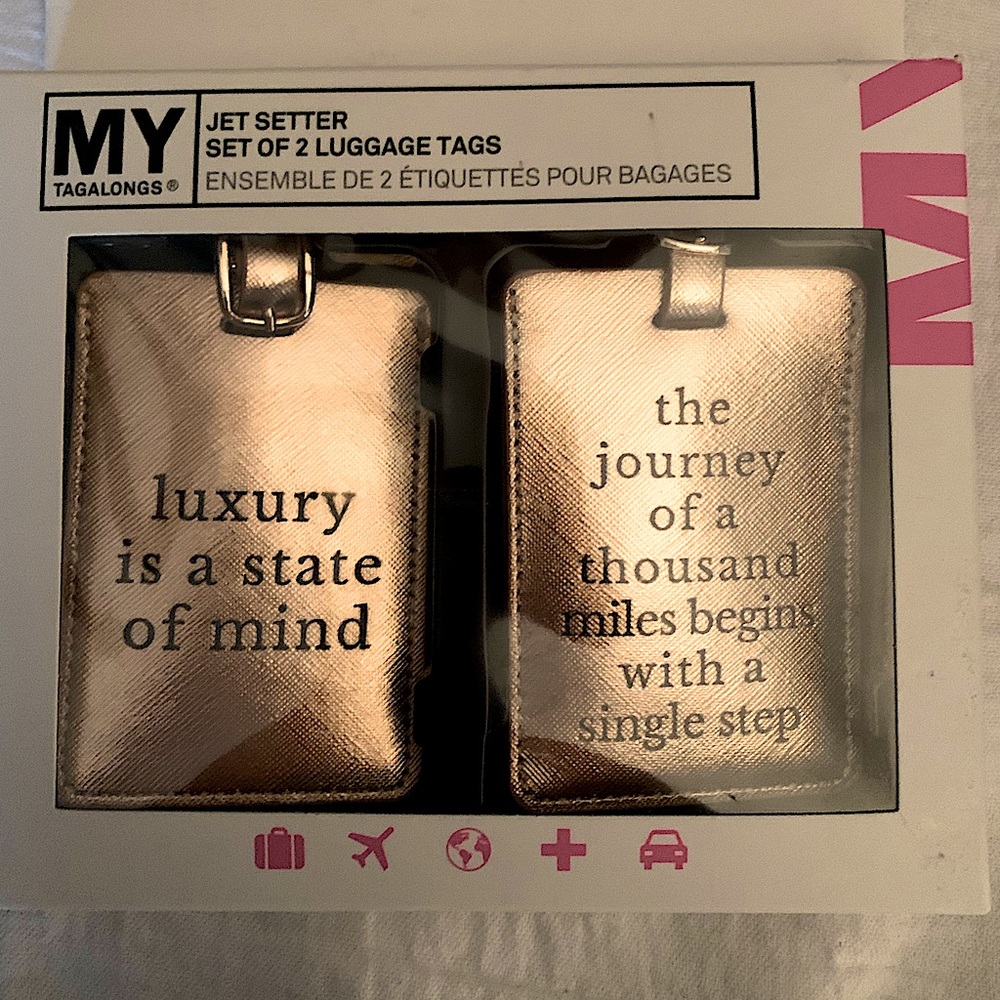 New MY CAR TAGALONGS Jet setter luggage tags